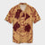 Hawaii Anchor Hibiscus Flower Vintage Hawaiian Shirt - AH - Red Orange Unisex Black - Polynesian Pride