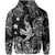 Hawaii Angry Shark Polynesian Zip Hoodie Unique Style Black LT8 - Polynesian Pride