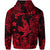 Custom Hawaii Shark Angry Polynesian Hoodie Unique Style Red LT8 - Polynesian Pride