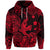 Custom Hawaii Shark Angry Polynesian Hoodie Unique Style Red LT8 - Polynesian Pride