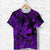 Hawaii Polynesian T Shirt Angry Shark Unique Style Purple LT8 - Polynesian Pride