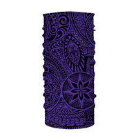 Hawaii Bandana Polynesian Hawaiian Style Tribal Tattoo Violet One Size Purple - Polynesian Pride