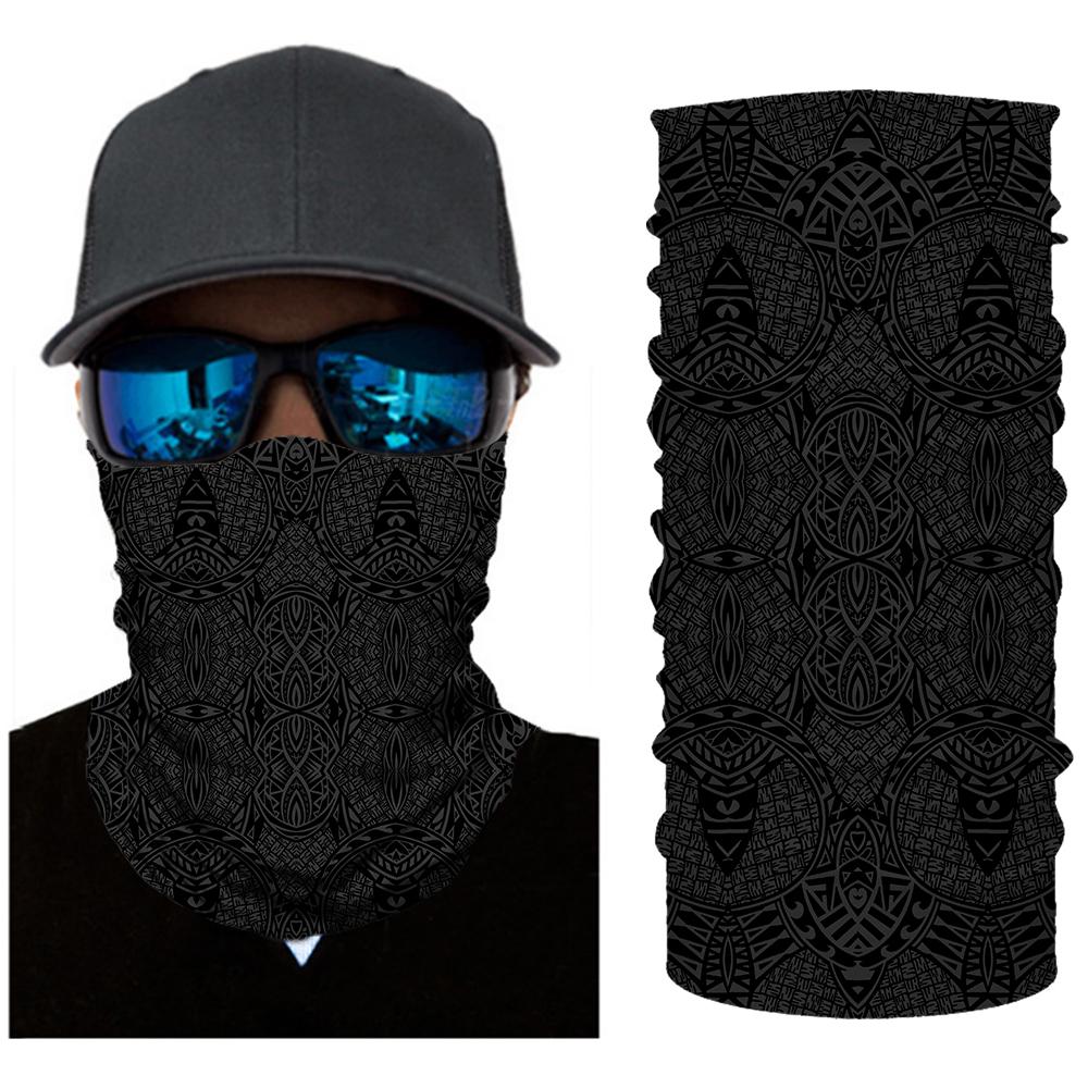 Hawaii Bandana Polynesian Lauhala Mix Gray - Polynesian Pride