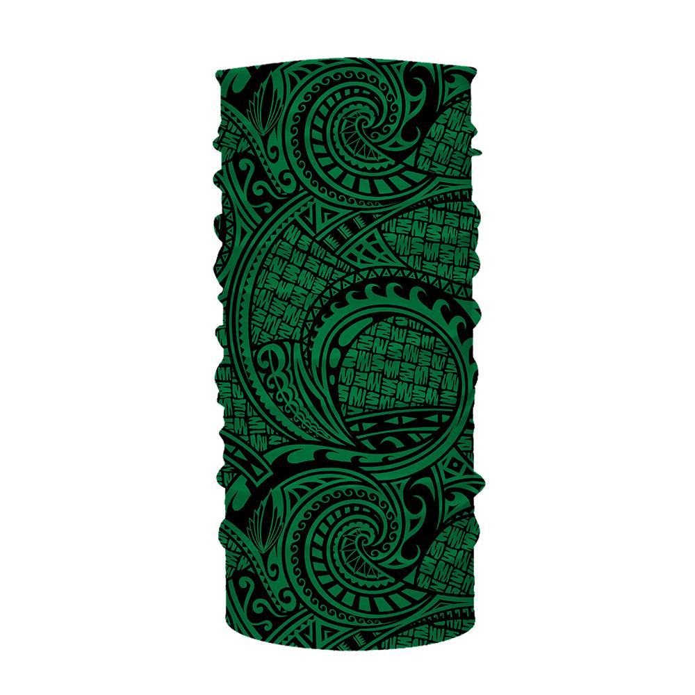 Hawaii Bandana Polynesian Maori Lauhala Green One Size Green - Polynesian Pride