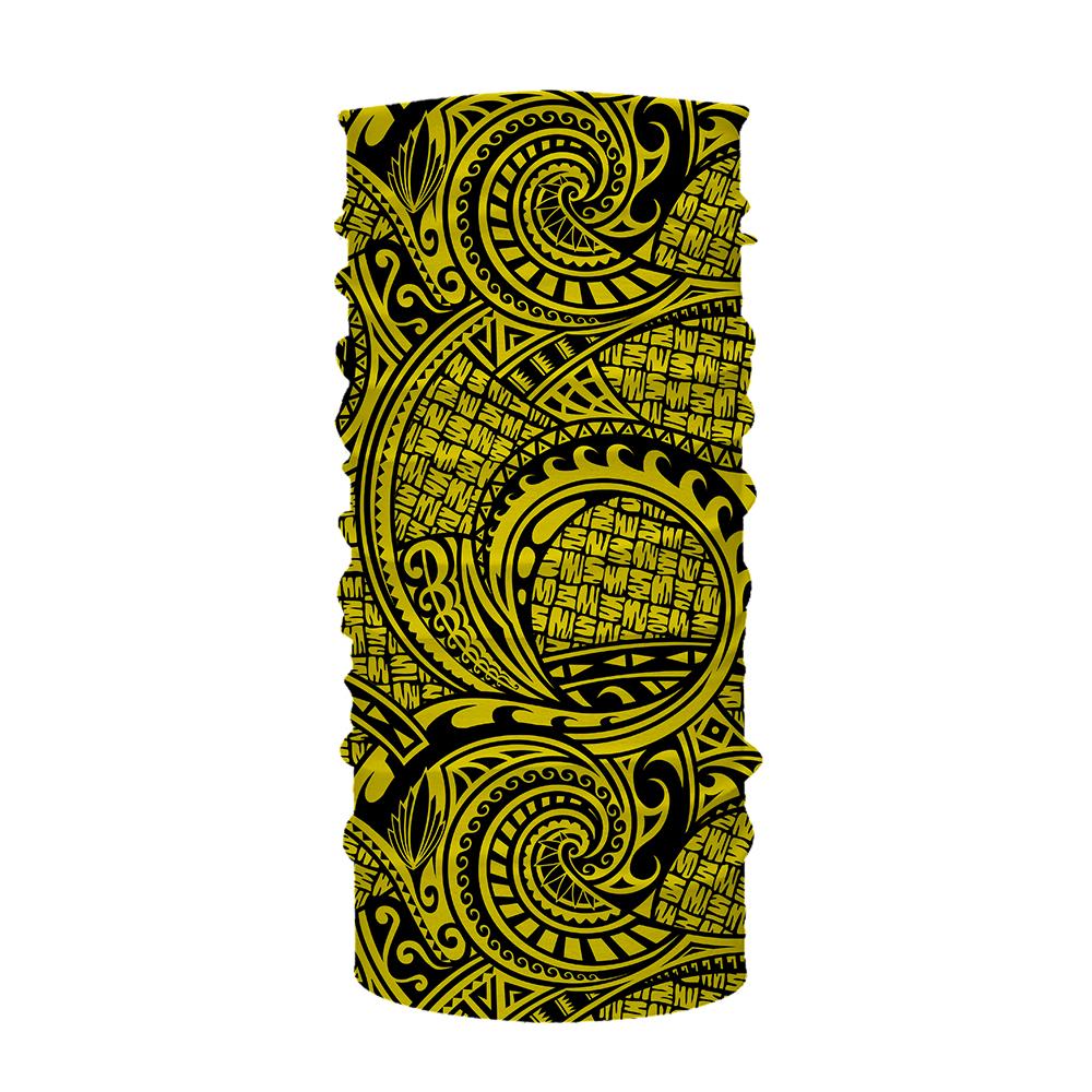 Hawaii Bandana Polynesian Maori Lauhala Yellow One Size Yellow - Polynesian Pride