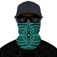 Hawaii Bandana Polynesian Seamless Turquoise - Polynesian Pride