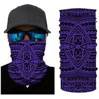 Hawaii Bandana Polynesian Seamless Violet - Polynesian Pride