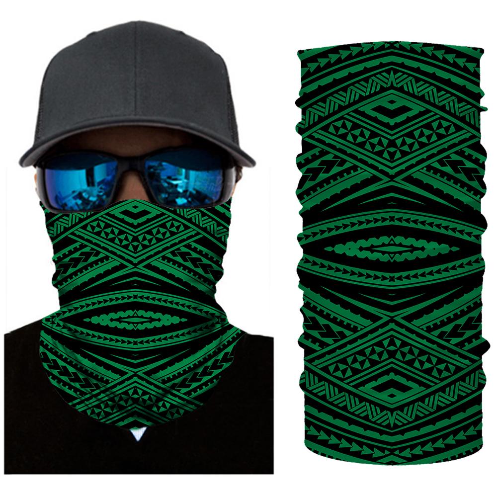 Hawaii Bandana Polynesian Tatau Green - Polynesian Pride