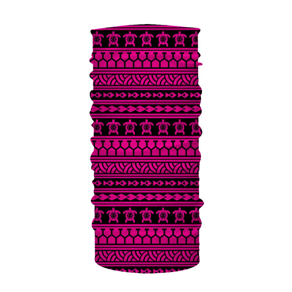 Hawaii Bandana Polynesian Tattoo Tribal Pink One Size Pink - Polynesian Pride