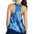 Hawaii Blue Hibiscus Turtle Polynesian Racerback Tank - AH - Polynesian Pride