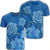 Hawaii Blue Hibiscus Turtle Polynesian T Shirt Unisex Black - Polynesian Pride