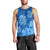 Hawaii Blue Hibiscus Turtle Polynesian Tank Top - AH Black - Polynesian Pride