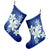 Hawaii Blue Plumeria Christmas Stocking - AH - Polynesian Pride