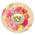 Hawaii Coat Of Arm Hibiscus Round Carpet - AH Round Carpet Luxurious Plush - Polynesian Pride