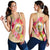 Hawaii Coat Of Arm Hibiscus Racerback Tank - AH Black - Polynesian Pride