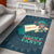 Hawaii Custom Personalized Area Rug - Tiki DJ Party - Polynesian Pride