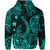 Hawaii Fish Hook Polynesian Zip Hoodie Unique Style Turquoise LT8 - Polynesian Pride