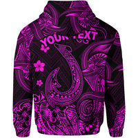 Custom Hawaii Fish Hook Polynesian Hoodie Unique Style Pink LT8 - Polynesian Pride