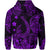 Hawaii Fish Hook Polynesian Zip Hoodie Unique Style Purple LT8 - Polynesian Pride