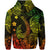 Hawaii Fish Hook Polynesian Zip Hoodie Unique Style Reggae LT8 - Polynesian Pride