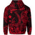 Custom Hawaii Fish Hook Polynesian Hoodie Unique Style Red LT8 - Polynesian Pride