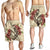 Hawaii Fish Hook Hibiscus Plumeria Polynesian Men's Shorts - AH - Polynesian Pride