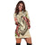 Hawaii Fish Hook Hibiscus Plumeria Polynesian Hoodie Dress - AH - Polynesian Pride