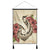 Hawaii Fish Hook Hibiscus Plumeria Polynesian Hanging Poster - AH Hanging Poster Cotton And Linen - Polynesian Pride