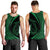 Hawaii Fish Hook Polynesian Tank Top - Circle Style Green - AH - Polynesian Pride