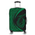 Hawaii Fish Hook Polynesian Luggage Covers - Circle Style Green - AH Black - Polynesian Pride