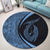 Hawaii Fish Hook Polynesian Round Carpet - Circle Style Pastel - AH - Polynesian Pride