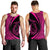 Hawaii Fish Hook Polynesian Tank Top - Circle Style Pink - AH - Polynesian Pride