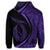 Hawaiian Fish Hook Polynesian Hoodie Circle Style Purple - Polynesian Pride