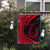 Hawaii Fish Hook Polynesian Flag - Circle Style Red - AH - Polynesian Pride