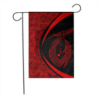 Hawaii Fish Hook Polynesian Flag - Circle Style Red - AH - Polynesian Pride