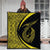 Hawaii Fish Hook Polynesian Premium Quilts - Circle Style Yellow - AH - Polynesian Pride