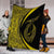 Hawaii Fish Hook Polynesian Premium Blankets - Circle Style Yellow - AH - Polynesian Pride