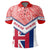 Hawaii Flag Polo Shirt Red Mit Style - Polynesian Pride