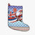 Hawaii Flag Santa Claus Pattern Christmas Stockings - Noel Style - AH 26 X 42 cm Christmas Stocking Blue - Polynesian Pride