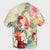 Hawaii Floral Turtle Hawaiian Shirt - Beige - AH - Polynesian Pride