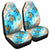 Hawaii Fresh Beach Turtle Plumeria Car Seat Covers - AH - Brian Style Universal Fit Black - Polynesian Pride