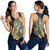 Hawaii Galaxay Yin Yang Turtle Shark Hibiscus Plumeria Racerback Tank - AH Black - Polynesian Pride