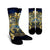 Hawaii Galaxay Yin Yang Turtle Shark Hibiscus Plumeria Crew Socks - AH Crew Socks White - Polynesian Pride