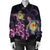 Hawaii Galaxy Turtle Hibiscus Bomber Jacket - AH - Polynesian Pride