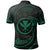 Hawaii Polynesian Custom Polo Shirt Green Tribal Wave - Polynesian Pride