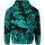 Custom Hawaii Hammer Shark Polynesian Hoodie Unique Style Turquoise LT8 - Polynesian Pride