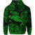 Hawaii Hammer Shark Polynesian Hoodie Unique Style Green LT8 - Polynesian Pride