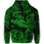 Custom Hawaii Hammer Shark Polynesian Zip Hoodie Unique Style Green LT8 - Polynesian Pride