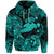 Hawaii Hammer Shark Polynesian Hoodie Unique Style Turquoise LT8 - Polynesian Pride