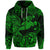 Hawaii Hammer Shark Polynesian Zip Hoodie Unique Style Green LT8 - Polynesian Pride